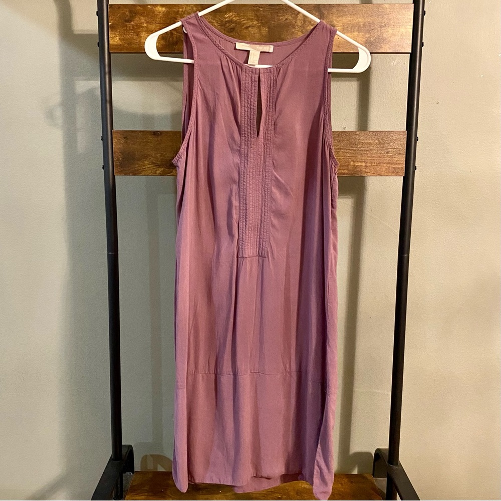 Forever 21 sheer purple sleeveless dress S